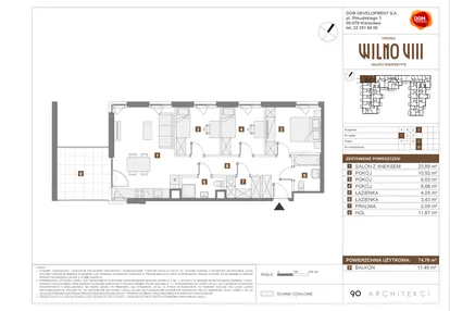 Mieszkanie w inwestycji: Osiedle Wilno VIII etap 1.2