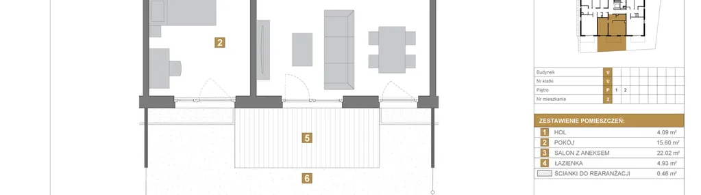 Mieszkanie w inwestycji: Wille Biskupin Etap 2.1