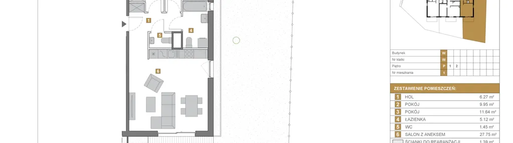 Mieszkanie w inwestycji: Wille Biskupin Etap 2.1