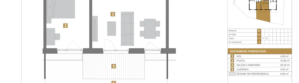 Mieszkanie w inwestycji: Wille Biskupin Etap 2.1