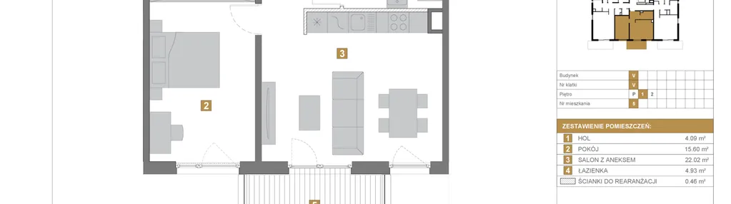 Mieszkanie w inwestycji: Wille Biskupin Etap 2.1