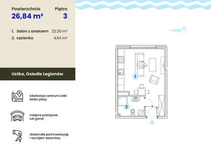 Mieszkanie w inwestycji: Ustka Flow