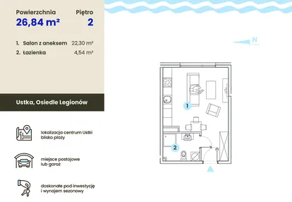 Mieszkanie w inwestycji: Ustka Flow