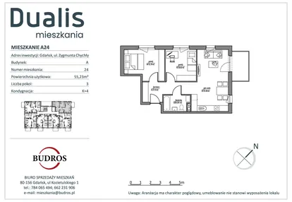 Mieszkanie w inwestycji: Dualis