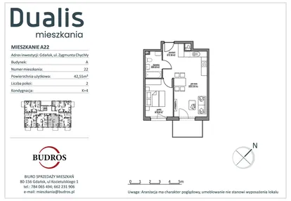Mieszkanie w inwestycji: Dualis