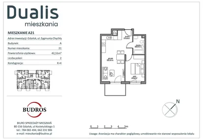 Mieszkanie w inwestycji: Dualis