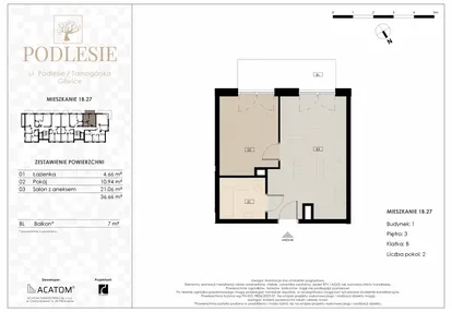 Mieszkanie w inwestycji: Podlesie