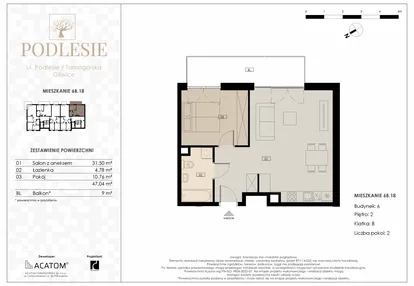 Mieszkanie w inwestycji: Podlesie