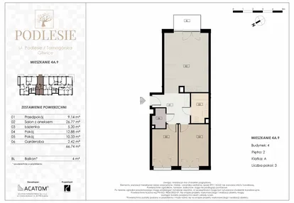 Mieszkanie w inwestycji: Podlesie