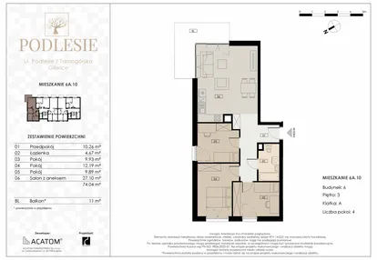 Mieszkanie w inwestycji: Podlesie