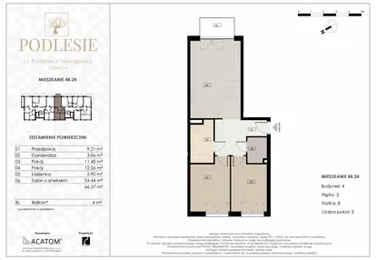Mieszkanie w inwestycji: Podlesie