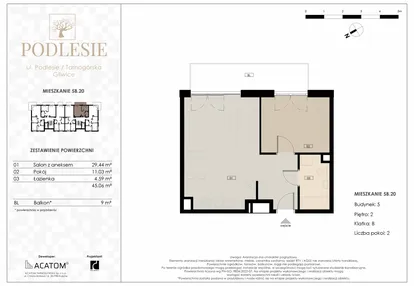 Mieszkanie w inwestycji: Podlesie