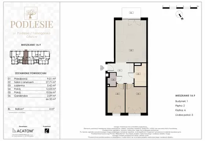 Mieszkanie w inwestycji: Podlesie