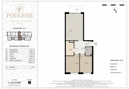 Mieszkanie w inwestycji: Podlesie