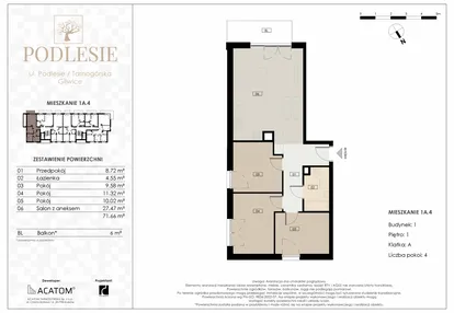 Mieszkanie w inwestycji: Podlesie