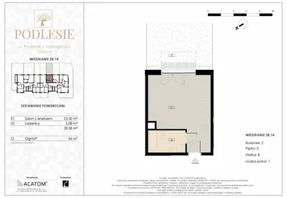 Mieszkanie w inwestycji: Podlesie