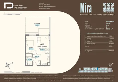Mieszkanie w inwestycji: Mira