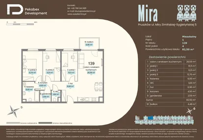 Mieszkanie w inwestycji: Mira