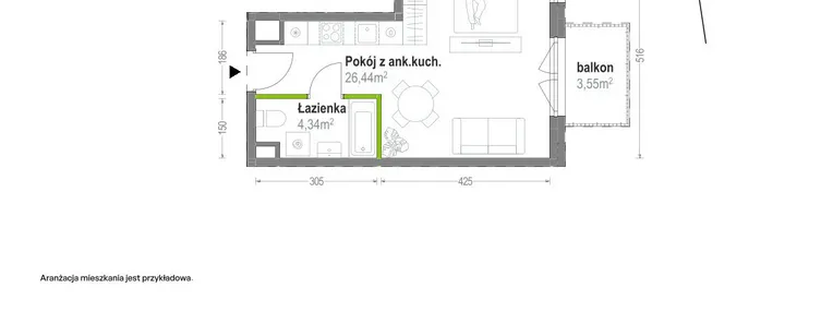 Mieszkanie w inwestycji: Głębocka Vita