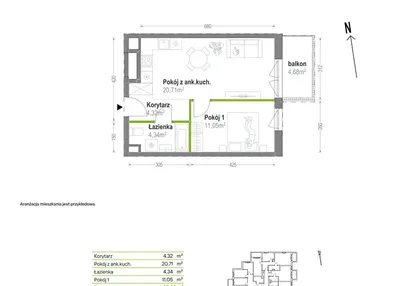 Mieszkanie w inwestycji: Głębocka Vita