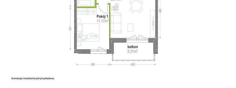 Mieszkanie w inwestycji: Głębocka Vita
