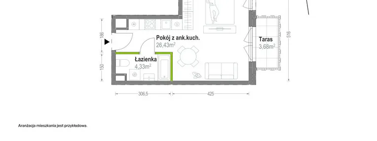 Mieszkanie w inwestycji: Głębocka Vita