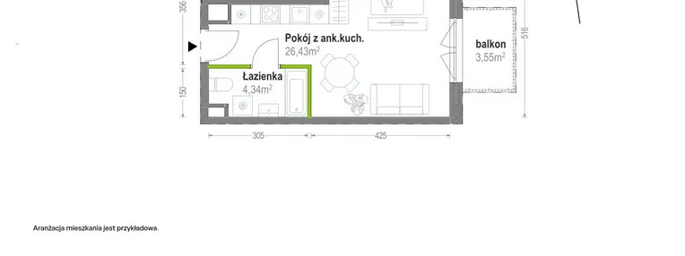 Mieszkanie w inwestycji: Głębocka Vita