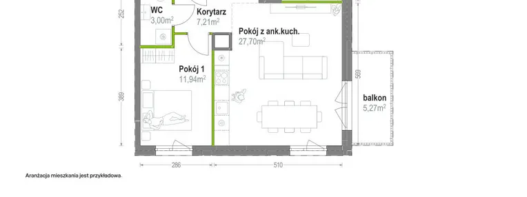 Mieszkanie w inwestycji: Głębocka Vita