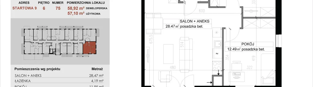 Mieszkanie w inwestycji: M|City