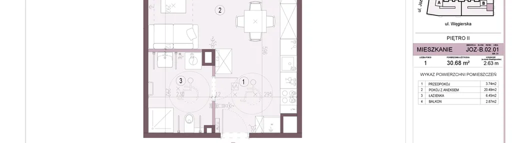 Mieszkanie w inwestycji: Apartamenty Józefińska