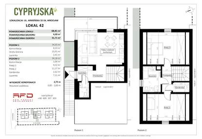 Mieszkanie w inwestycji: Cypryjska