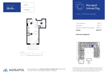 Mieszkanie w inwestycji: Murapol UniverCity