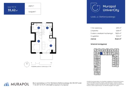 Mieszkanie w inwestycji: Murapol UniverCity