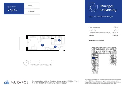 Mieszkanie w inwestycji: Murapol UniverCity