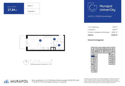 Mieszkanie w inwestycji: Murapol UniverCity
