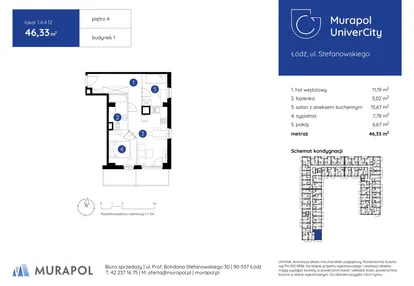 Mieszkanie w inwestycji: Murapol UniverCity