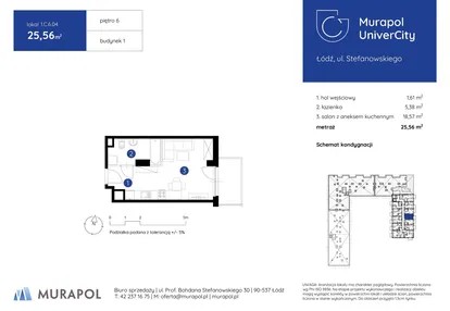 Mieszkanie w inwestycji: Murapol UniverCity
