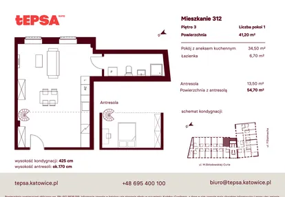 Mieszkanie w inwestycji: Tepsa Kato