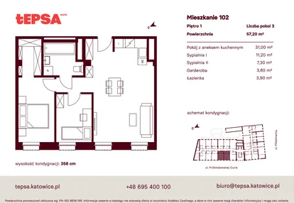 Mieszkanie w inwestycji: Tepsa Kato