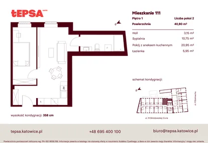 Mieszkanie w inwestycji: Tepsa Kato