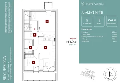 Mieszkanie w inwestycji: Nowa Wieliczka