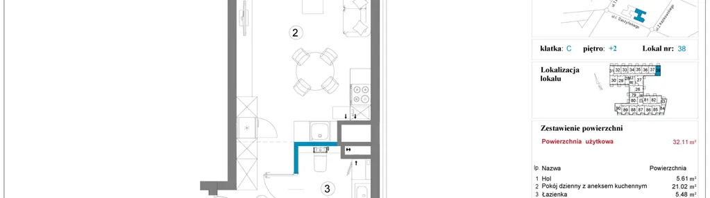 Mieszkanie w inwestycji: Daszyńskiego Square etap 2