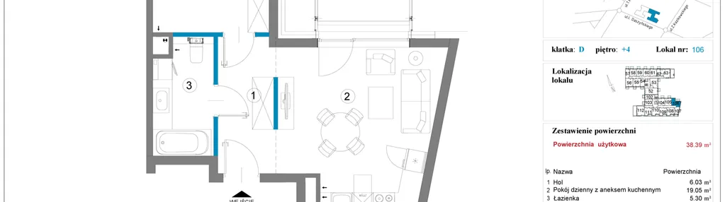 Mieszkanie w inwestycji: Daszyńskiego Square etap 2