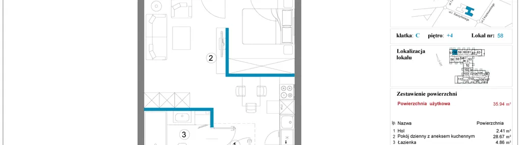 Mieszkanie w inwestycji: Daszyńskiego Square etap 2
