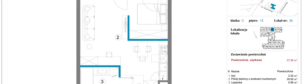 Mieszkanie w inwestycji: Daszyńskiego Square etap 2