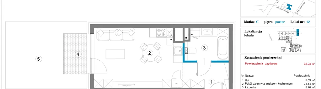Mieszkanie w inwestycji: Daszyńskiego Square etap 2