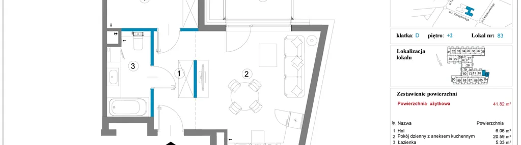 Mieszkanie w inwestycji: Daszyńskiego Square etap 2