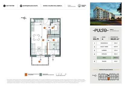 Mieszkanie w inwestycji: Pulso