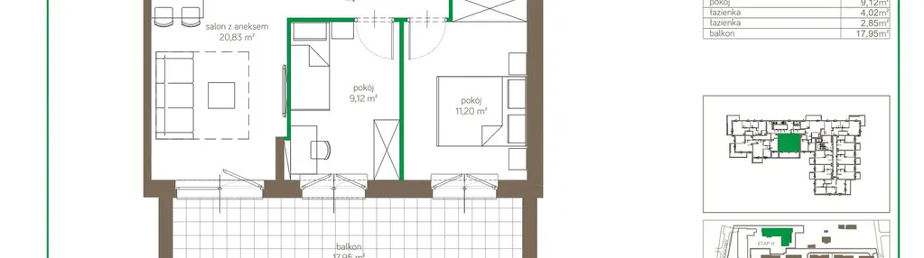 Mieszkanie w inwestycji: Ostródzka 123 - III etap