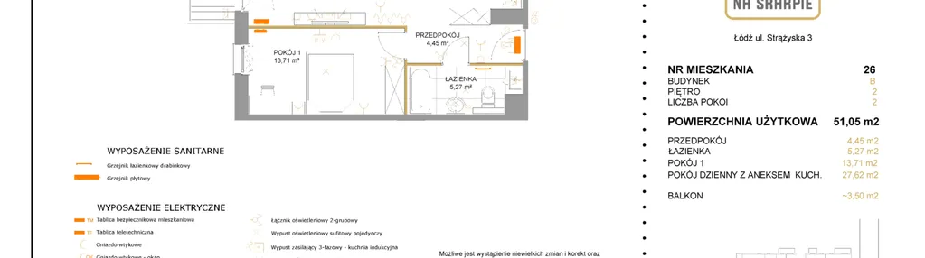Mieszkanie w inwestycji: Na Skarpie bud. B